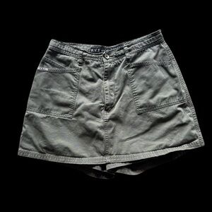 RVT Women's Mini Skirt in Dark Gray